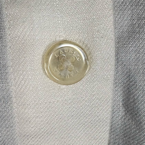 Ralph Lauren 100% Linen Creamy White Button Down Shirt Size S - Picture 9 of 11